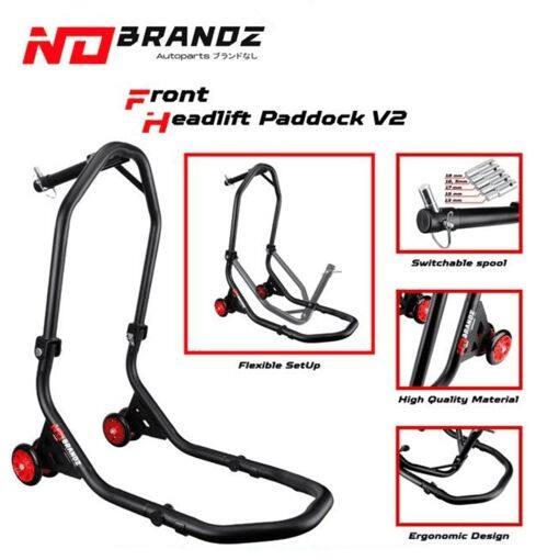 No Brandz ノーブランズ Headlift Front Paddock Stand V2 フロントスタンド