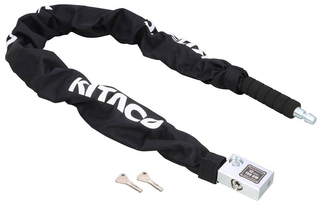 KITACO キタコ フラットバーロック(TDX-01B) チェーンロック 保管・盗難防止用品