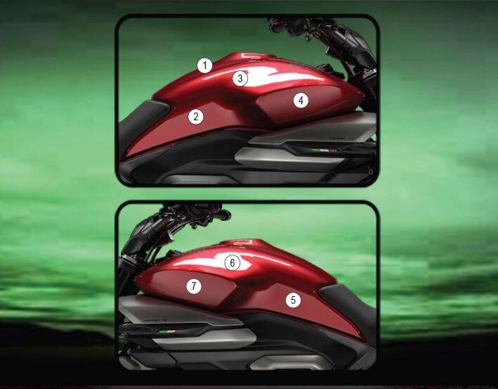 EAZI-GUARD イージーガード PPF FULL TANK PROTECTION XDIAVEL V4 DUCATI ドゥカティ プロテクションフィルム・保護フィルム 外装