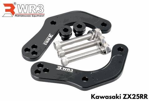 ■商品概要Fitment：Kawasaki Ninja ZX-25RRMaterial：7075-T6 Aluminum3 Position Available- Stock Height- 1.5cm Lowering- 3cm LoweringQuantity：1 set of lowering kit ＆ 1 set of bolt、 ring、 and nut■詳細説明WR3 Lowering Kit is to lower the rear shock so that riders whohavea little tiptoe make it easier to carry the motorcycle.Functions of the 3 holes ：1. First hole to make a standard height2. Second hole to lower by 1.5cm3. Third hole to lower by 3cmMade with 7075-T6 billet aluminum with a hardness level of150Brinell Hardness Number and a strong Yield Strength of up to73、000PSI、 then processed with precision through the CNC process.■注意点※取扱説明書が付属する場合は外国語となります。※輸入商材の為、納期が遅れる場合がございます。あらかじめご了承ください。※メーカー都合により商品の仕様変更がある場合がございます。ご了承ください。　※画像はイメージです。■適合車種ZX-25RR&ensp;ZX-25RR