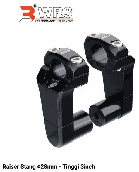 WR3 ダブルアールスリー Handlebar Riser ハンドルポスト・ハンドルライザー ハン...
