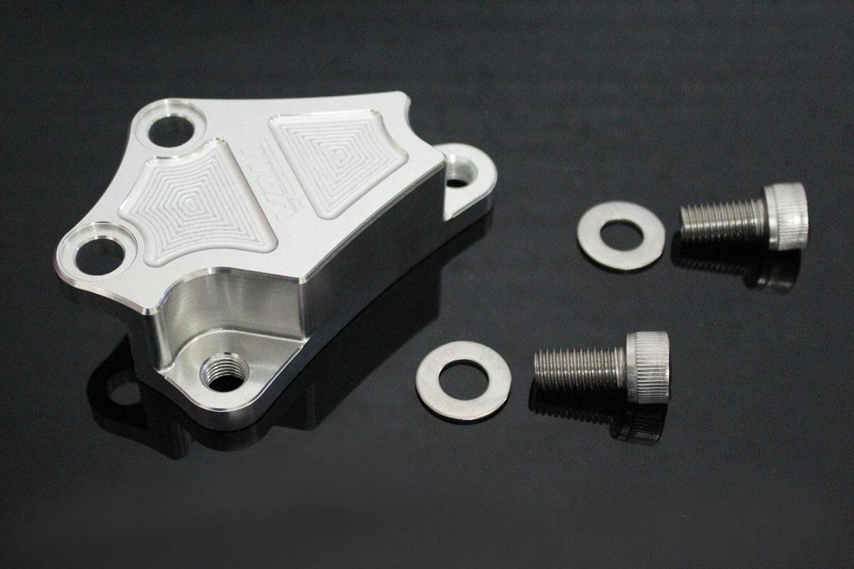 ■商品概要カラー：シルバー40mm BREMBOコンバージョントルク設定： 35Nm■詳細説明YAMAHA R25/R3用CNC加工ブレーキキャリパーサポート。TYGA Performanceが設計・機械加工を行っています。このキャリパーサポートは6061 T6アルミニウムで作られ、Brembo GoldlineP430/34キャリパー(40mmマウントピッチ)をR25/R3に取り付けることができます。標準のマスターシリンダーと標準のブレーキラインを使用して、優れた性能を試しました。レースなどトラックでご使用いただく場合、最高のブレーキ性能を得るためマスターシリンダーのアップグレードを推奨します。■適合車種YZF-R25&ensp;YZF-R25 年式: 14-21YZF-R3&ensp;YZF-R3 年式: 14-18