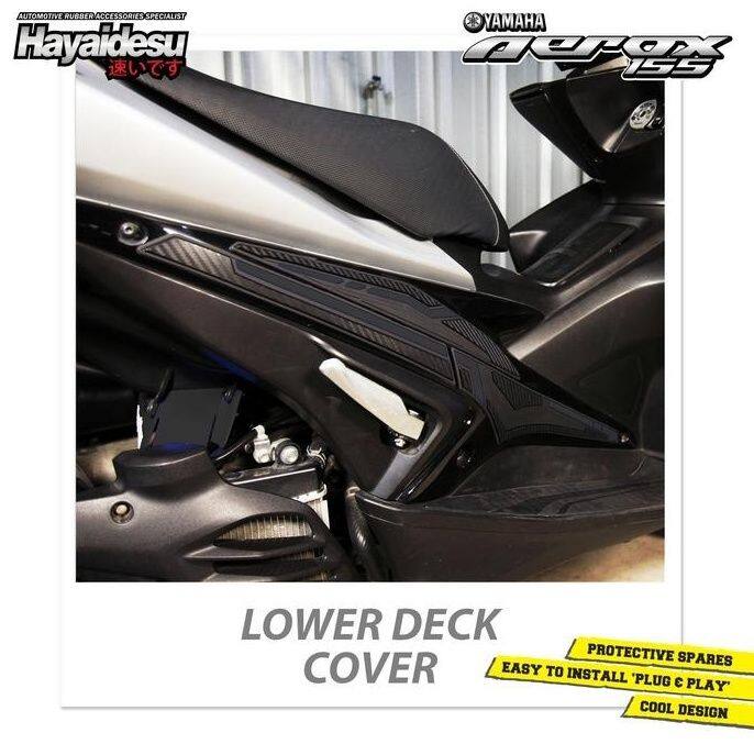 Hayaidesu ハヤイデス ラバー製ロワーデッキカバー Aerox Old YAMAHA ヤマハ フロ...