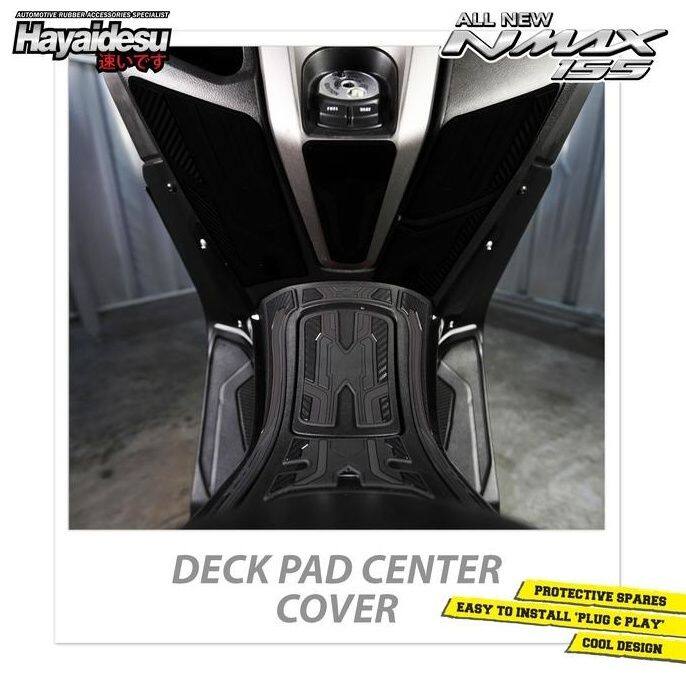 Hayaidesu ハヤイデス ラバー製センターデッキパッドカバー New NMAX YAMAHA ヤマ...