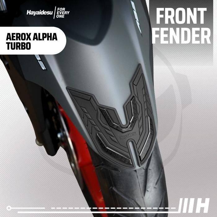 Hayaidesu ハヤイデス Rubber Front Fender Cover Aerox Alpha YAMAHA ヤマハ その他外装オプション・補修部品 外装