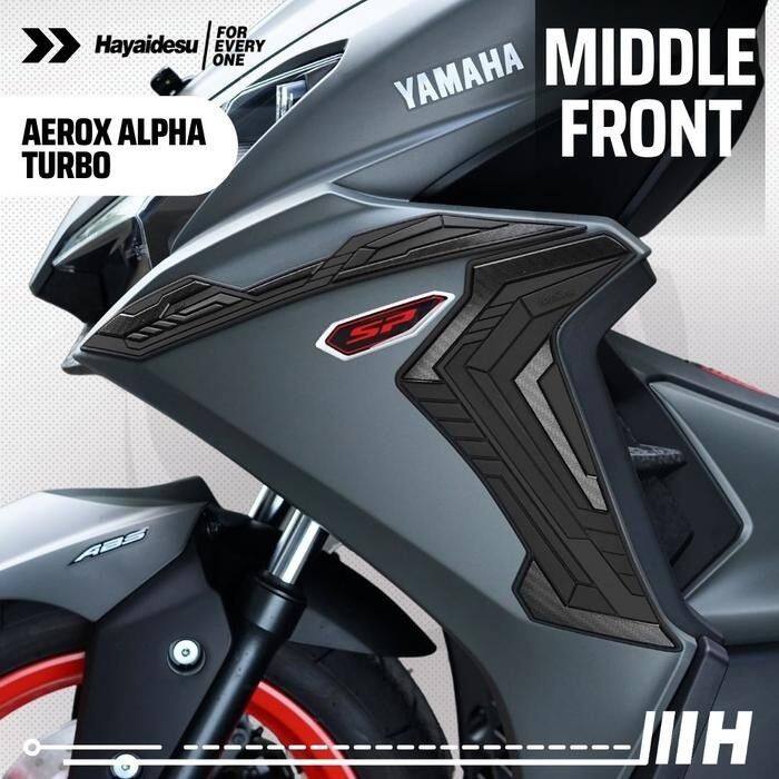 Hayaidesu ハヤイデス Rubber Middle Front Cover Aerox Alpha YAMAHA ヤマハ その他外装オプション・補修部品 外装