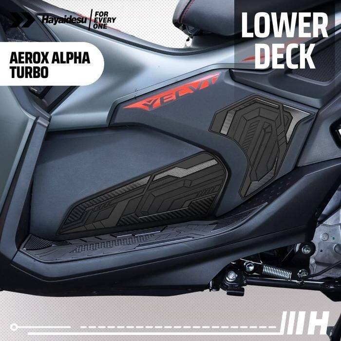 Hayaidesu ハヤイデス Rubber Lower Deck Cover Aerox Alpha YAMAHA ヤマハ フロアボード・ステップボード ステップ 足回り