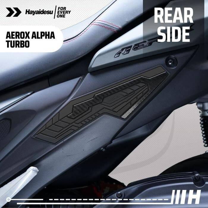 Hayaidesu ハヤイデス Rubber Rear Side Cover Aerox Alpha YAMAHA ヤマハ その他外装オプション・補修部品 外装