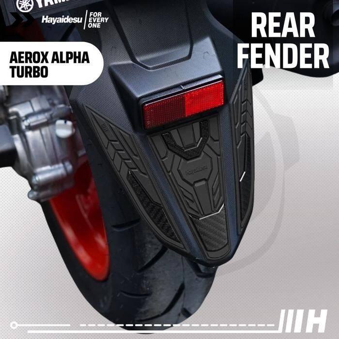 Hayaidesu ハヤイデス Rubber Rear Fender Cover Aerox Alpha YAMAHA ヤマハ その他外装オプション・補修部品 外装