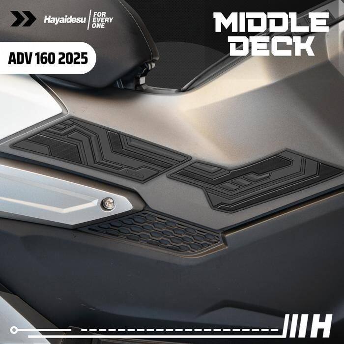 Hayaidesu ハヤイデス ラバー製ミドルデッキカバー ADV 160 Roadsync HONDA ホンダ フロアボード・ステップボード ステップ 足回り