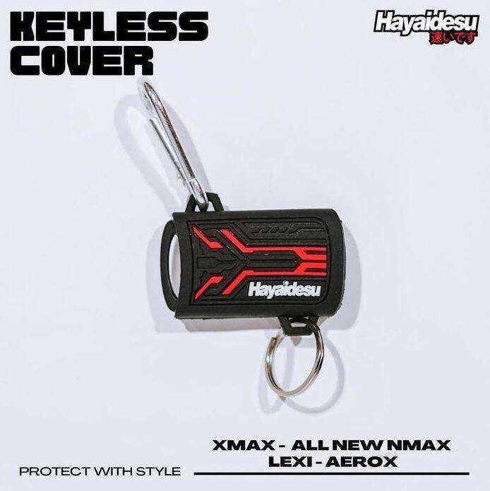 Hayaidesu ハヤイデス Keyless Remote Key Cover Aerox Fazzio Lexi New NMAX XMAX YAMAHA ヤマハ キーホルダー バイク関連グッズ