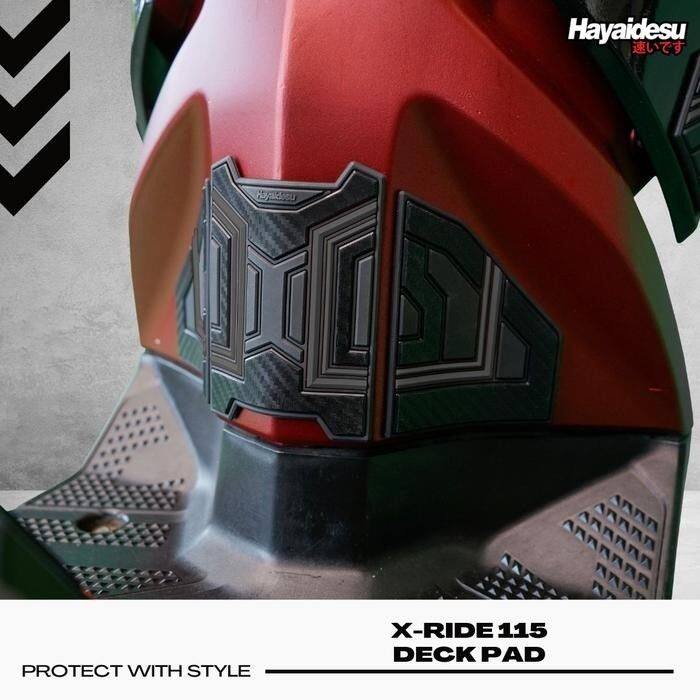 Hayaidesu ハヤイデス ラバー製デッキパッドカバー X-Ride 115 YAMAHA ヤマハ フロ...