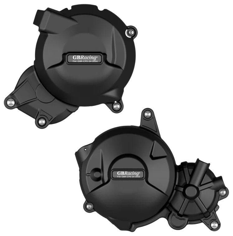 GBRacing GBレーシング FIM公認 エンジンカバー Desert X Hypermotard V2 SP Monster ＋ Multistrada S Panigale Streetfighter DUCATI ドゥカティ エンジンカバーセット エンジンパーツ エンジン カバーの種類：セット(ジェネレーターカバー＋クラッチカバー)