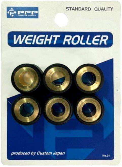 ■商品概要重量(g)：10.0g商品サイズ：外径Φ：20mm×幅12mm入数：1セット(6個入)バイク適合品番ヤマハ純正品番：33S-E7632-00、2DS-E7632-00■詳細説明耐熱性の良い材質を使っているため、純正と同等の耐久性と高性能を実現できる台湾製ウエイトローラー。長年の部品販売ノウハウにより、調達コストを抑えて優れたコストパフォーマンスを実現。純正補修パーツとして使うことはもちろん、豊富なラインナップよりグラム数を変えてカスタマイズに使用することもできます。PFP(ピーエフピー)確かな品質のアフターパーツ「PFP」は部品卸の半世紀以上の経験とノウハウから生まれました。全国の自動車整備店、バイクショップのニーズに合わせ、高品質かつ優れたコストパフォーマンスを実現した優良部品ブランドです。オイルフィルターやブレーキパッドなどの補修備品をはじめ、エンジンオイルなどの整備用ケミカルをラインナップし、整備に関わるお客様を強力にバックアップいたします。■注意点※車種により、使用する個数が異なります。※ご購入前に、装着する車両に対応できるサイズや重さをご確認ください。※メーカー都合により商品の仕様変更がある場合がございます。ご了承ください。■適合車種JOG ONE&ensp;JOG ONE 年式: 26&ensp;&ensp;備考: SEM3JNマックス125&ensp;Nマックス125 年式: 16&ensp;&ensp;備考: SE86J&ensp;Nマックス125 年式: 18-19&ensp;&ensp;備考: ABS SED6J&ensp;Nマックス125 年式: 21-23&ensp;&ensp;備考: ABS SEG6J&ensp;Nマックス125 年式: 25-26&ensp;&ensp;備考: ABS SEL1JNマックス155&ensp;Nマックス155 年式: 22-23&ensp;&ensp;備考: ABS SG66JアクシスZ&ensp;アクシスZ 年式: 17-21&ensp;&ensp;備考: SED7J&ensp;アクシスZ 年式: 22-26&ensp;&ensp;備考: SEJ6Jジョグ125&ensp;ジョグ125 年式: 22-26&ensp;&ensp;備考: SEJ5Jトリシティ125&ensp;トリシティ125 年式: 14-15&ensp;&ensp;備考: SE82J&ensp;トリシティ125 年式: 15&ensp;&ensp;備考: ABS SE82J&ensp;トリシティ125 年式: 18-21&ensp;&ensp;備考: ABS SEC1J&ensp;トリシティ125 年式: 18-21&ensp;&ensp;備考: SEC1J&ensp;トリシティ125 年式: 23-24&ensp;&ensp;備考: SEK1J&ensp;トリシティ125 年式: 26&ensp;&ensp;備考: ABS SEL4Jトリシティ155&ensp;トリシティ155 年式: 18&ensp;&ensp;備考: ABS SG37J&ensp;トリシティ155 年式: 23-24&ensp;&ensp;備考: ABS SG81J&ensp;トリシティ155 年式: 26&ensp;&ensp;備考: ABS SGA9J