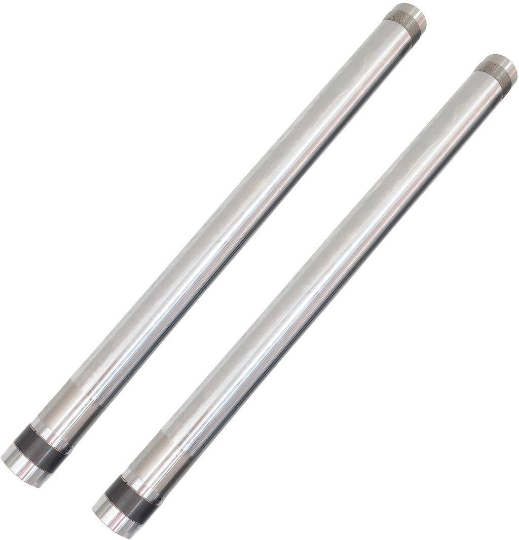 ■商品概要カラー：シルバー重量：2.25kg長さ：590mm外径：43Φ素材：40Cr鋼セット内容・付属品：左右セット、メタルありバイク適合品番カワサキ純正品番：44013-1387、44013-1388■詳細説明フロントフォークのインナーチューブ交換品は、コチラの商品をお買い求めください！クロムメッキとニッケルメッキを表面に施すことにより、純正品と同等の表面硬度と摩擦係数低減を行っています。メーカーやディーラーを通すことなく、工場と直接取引を実施することで、驚愕の価格を実現しました！品質を損なうことなく、お値打ちなリビルトをお楽しみください。PFP(ピーエフピー)確かな品質のアフターパーツ「PFP」は部品卸の半世紀以上の経験とノウハウから生まれました。全国の自動車整備店、バイクショップのニーズに合わせ、高品質かつ優れたコストパフォーマンスを実現した優良部品ブランドです。オイルフィルターやブレーキパッドなどの補修備品をはじめ、エンジンオイルなどの整備用ケミカルをラインナップし、整備に関わるお客様を強力にバックアップいたします。■注意点※説明書は付属しておりません。※輸入品のため、小傷・擦れ・汚れ・変形・ヘコミ等ある場合がございます。※ご購入前に必ずサイズをご確認ください。※海外輸入品のため若干の小傷・バリ・塗装ムラがある場合がございます。また、サイズにわずかな誤差がある場合がございますので、予めご了承ください。※撮影環境により、実際の商品と色味が異なる場合がございます。※メーカー都合により商品の仕様変更がある場合がございます。ご了承ください。■適合車種Dトラッカー&ensp;Dトラッカー 年式: 98-07&ensp;&ensp;備考: LX250EKLX250ES&ensp;KLX250ES 年式: 94-97&ensp;&ensp;備考: LX250EKLX250SR&ensp;KLX250SR 年式: 93-97&ensp;&ensp;備考: LX250EKLX250&ensp;KLX250 年式: 98-07&ensp;&ensp;備考: LX250E