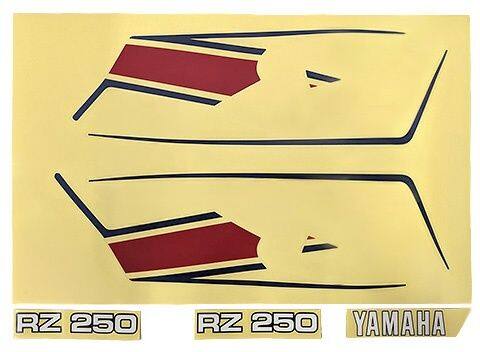 楽天市場】rz250 デカールの通販