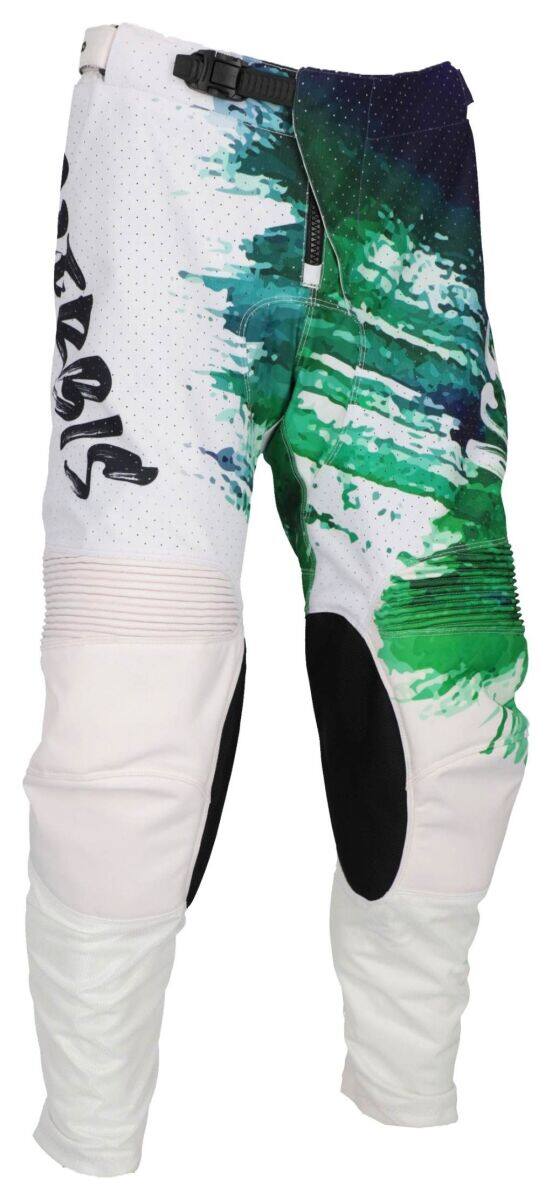 ■商品概要カラー：241 - white/green素材・シェル：ポリエステル 88％・シェル：ナイロン 2.80％・シェル：Kevlar 2.70％・シェル：合成皮革 2.70％・シェル：ポリウレタン 2.30％・シェル：スパンデックス 1.50％・裏地：ポリエステル 100％■詳細説明・オフロードフィット・各種ニープロテクターとの併用を考慮したパンツ・膝部分のフォームパッド・パンツ全体のレーザーパンチング加工で優れた通気性を確保・ウエスト調整・スナップ、フッククロージャー、樹脂製フライカム調整・重量 700 gr■注意点※取扱説明書が付属する場合は外国語となります。※輸入商材の為、納期が遅れる場合がございます。あらかじめご了承ください。※画像には他の商品が含まれている場合があります。※メーカー都合により商品の仕様変更がある場合がございます。ご了承ください。　※受注後のキャンセル、返品、都合交換はできません。予めご了承ください。
