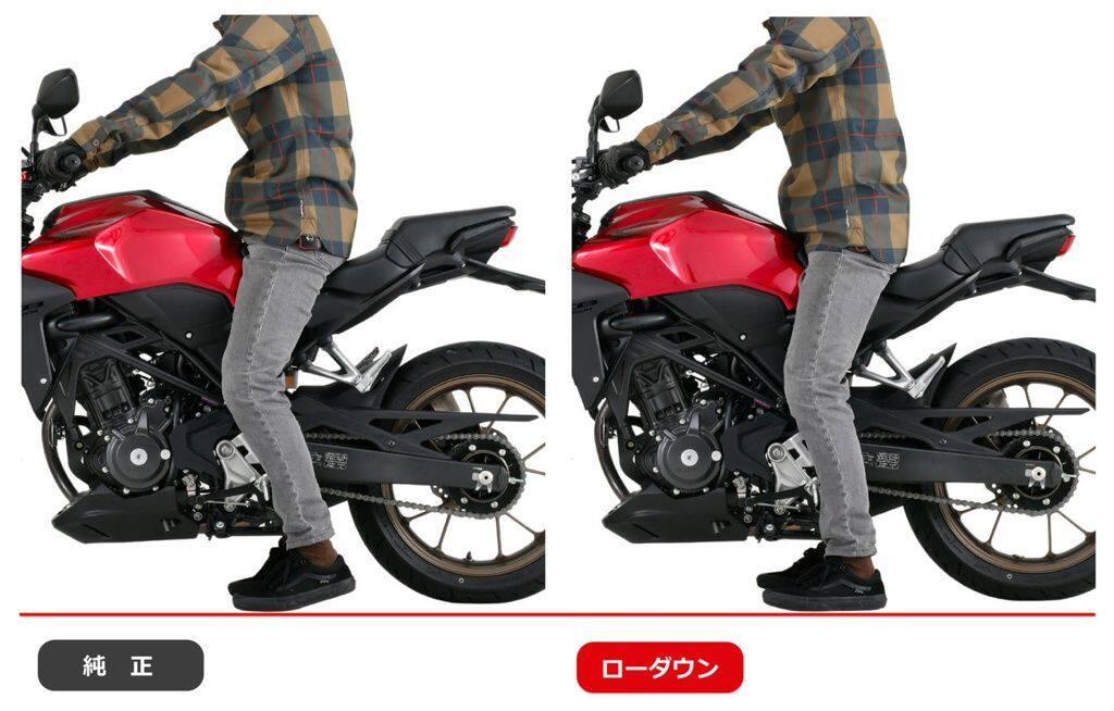 EFFEX エフェックス ローダウンキット CB125R CB250R HONDA ホンダ サスペンション...
