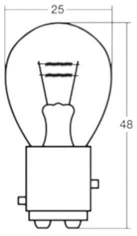 ■商品概要タイプ：白熱球12V電球規格：12V18／5W-S25-BAY15D種類・電圧：白熱球12V形状・定格：18／5W-S25タイプ・口金：BAY15D用途：ストップテール・備考スタンレー互換品番：A4873M＆H互換品番：B3404・バイク適合品番ホンダ純正品番34906-268-60034906-GB6-92134906-KR8-00334906-KR8-750ヤマハ純正品番22J-84714-0027J-84714-003P3-H4714-004DY-H4714-004TE-H4714-005BM-84714-005FC-84714-005SU-H4714-00スズキ純正品番09471-1212709471-12119社外メーカー品番A4873B3404■詳細説明定番の電球がこの価格！！■注意点※メーカー都合により商品の仕様変更がある場合がございます。ご了承ください。■適合車種AX-1 速度警告灯付&ensp;AX-1 速度警告灯付 年式: 94&ensp;&ensp;備考: MD21AX-1&ensp;AX-1 年式: 88-94&ensp;&ensp;備考: MD21CB223S&ensp;CB223S 年式: 08-10&ensp;&ensp;備考: MC40CB400 スーパーフォア Vテック スペックII&ensp;CB400 スーパーフォア Vテック スペックII 年式: 02-03&ensp;&ensp;備考: NC39CB400 スーパーフォア Vテック&ensp;CB400 スーパーフォア Vテック 年式: 99-01&ensp;&ensp;備考: NC39CB400 スーパーフォア バージョン R&ensp;CB400 スーパーフォア バージョン R 年式: 95&ensp;&ensp;備考: NC31CB400 スーパーフォア バージョン S&ensp;CB400 スーパーフォア バージョン S 年式: 96-98&ensp;&ensp;備考: NC31CB400 スーパーフォア&ensp;CB400 スーパーフォア 年式: 92-97&ensp;&ensp;備考: NC31CB400SS スペシャルエディション&ensp;CB400SS スペシャルエディション 年式: 08&ensp;&ensp;備考: NC41CB400SS&ensp;CB400SS 年式: 02-08&ensp;&ensp;備考: NC41CBR1000F&ensp;CBR1000F 年式: 93-95&ensp;&ensp;備考: SC31CBR250RR&ensp;CBR250RR 年式: 90-94&ensp;&ensp;備考: MC22CBR250R&ensp;CBR250R 年式: 88-89&ensp;&ensp;備考: MC19CBR400RRII&ensp;CBR400RRII 年式: 94&ensp;&ensp;備考: NC29CBR400RR&ensp;CBR400RR 年式: 88-89&ensp;&ensp;備考: NC23&ensp;CBR400RR 年式: 90-94&ensp;&ensp;備考: NC29CL400&ensp;CL400 年式: 98&ensp;&ensp;備考: NC38CRM250AR&ensp;CRM250AR 年式: 97-98&ensp;&ensp;備考: MD32CRM250RII&ensp;CRM250RII 年式: 93&ensp;&ensp;備考: MD24CRM250R&ensp;CRM250R 年式: 89-94&ensp;&ensp;備考: MD24DJ-1L&ensp;DJ-1L 年式: 86&ensp;&ensp;備考: DF01DJ-1RR&ensp;DJ-1RR 年式: 88&ensp;&ensp;備考: AF19DJ-1R&ensp;DJ-1R 年式: 86-87&ensp;&ensp;備考: AF12DJ-1&ensp;DJ-1 年式: 85-86&ensp;&ensp;備考: AF12FTR250&ensp;FTR250 年式: 86&ensp;&ensp;備考: MD17...