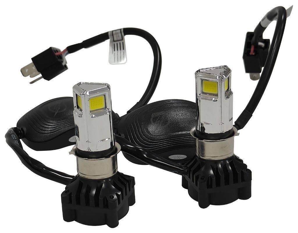 EnergyPrice エナジープライス LEDヘッドライトバルブ左右セット H4 PH7 30W 6500K...