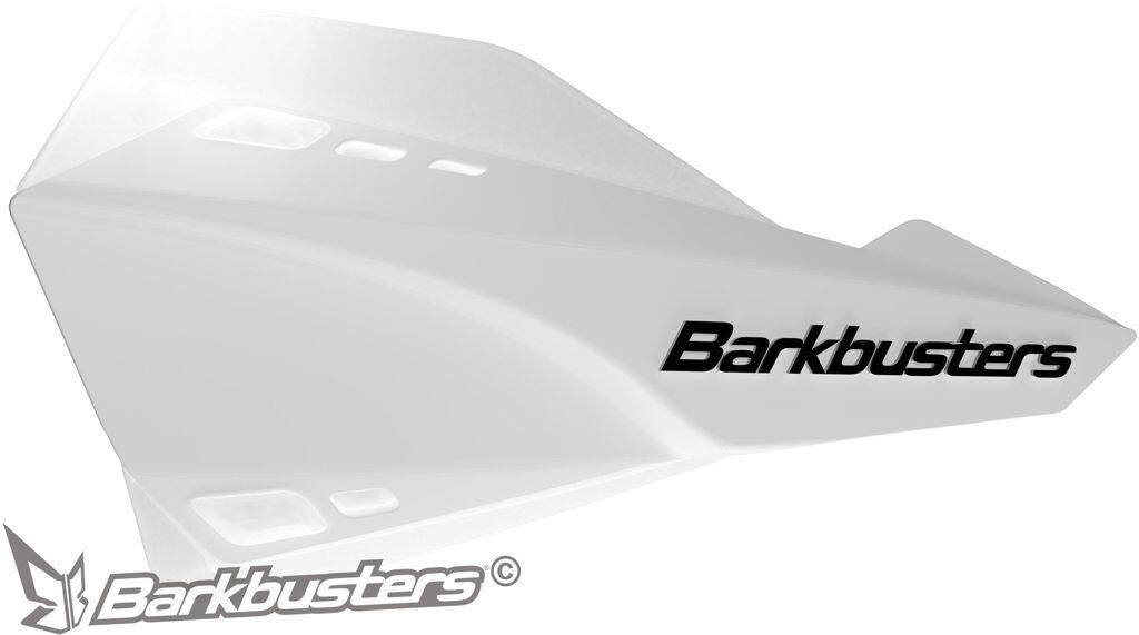 Barkbusters バークバスターズ SABRE MX／Enduro Handguard ハンドガード・ナックルガード ハンドル周辺パーツ ハンドル カラー：ホワイト／ホワイト