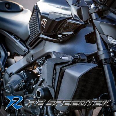 R2 SpeedTek アールツースピードテック Gen 4 コラプシブルプロテクションアーマー MT-09 YAMAHA ヤマハ エンジンスライダー・フレームスライダー フレーム ポジション：B（2個、左右、ラジエーターカバー後方）