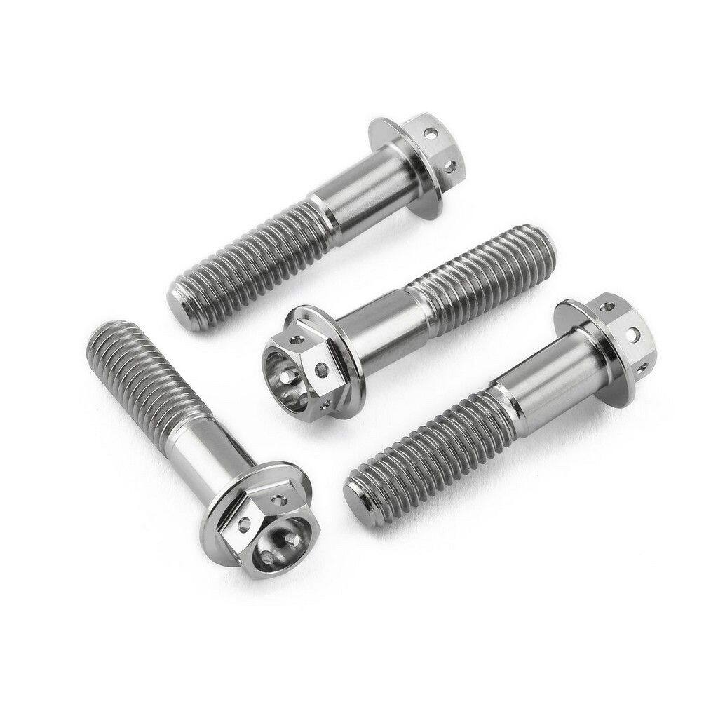 ■商品概要素材：チタン製品タイプ：ブレーキ／キャリパー重さ：42.09g入数：4穴あけ加工：あり■詳細説明チタンボルト 4個セット。M8×35mm フランジヘックスボルト。高張力6AL-4V (Grade 5) チタン製 - フロントキャリパーをフォークレッグに取り付けるのに使用します。錆びやすい箇所なので、耐腐食性に優れるステンレス製は最適です。耐腐食性に優れ、オリジナルより40％軽量です。メーカーオリジナルと同じトルク設定で締め付けできます。■注意点※メーカー都合により商品の仕様変更がある場合がございます。ご了承ください。■適合車種R1200GS&ensp;R1200GS 年式: 04-07R1200S&ensp;R1200S 年式: 06-07Ninja 650&ensp;Ninja 650 年式: 17-22990 Adventure&ensp;990 Adventure 年式: 06-13