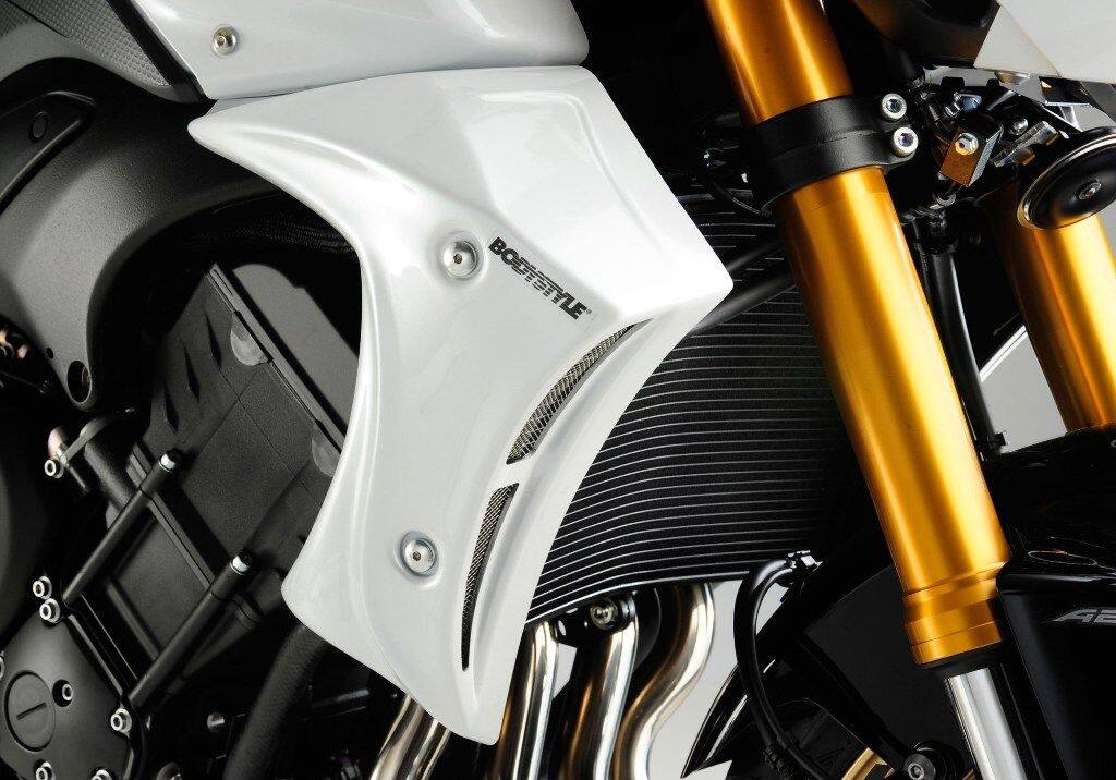 BODY STYLE ボディースタイル Sportsline ラジエーターサイドカバー FZ8 YAMAHA ヤマハ ラジエーター 冷却関連 エンジン 未塗装