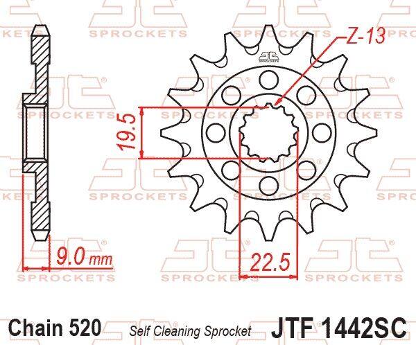 ■商品概要丁数：13チェーンサイズ：520選択可能丁数：13，14素材：SCM420/20CrMo クロムモリブデン鋼■注意点※取扱説明書が付属する場合は、外国語となります。※輸入商材の為、納期が遅れる場合がございます。あらかじめご了承ください。※メーカー都合により商品の仕様変更がある場合がございます。ご了承ください。　※画像はイメージです。■適合車種RM-Z250 L3，L4，L5&ensp;RM-Z250 L3，L4，L5 年式: 13-15RM-Z250 L6，L7，L8，L9，M0&ensp;RM-Z250 L6，L7，L8，L9，M0 年式: 16-20RM-Z250 M1，M2，M3，M4&ensp;RM-Z250 M1，M2，M3，M4 年式: 21-26