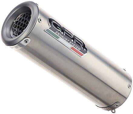 ■商品概要出力変化：＋1.1 Kw(4800rpm時)トルク変化：＋1.6 Nm(4800rpm時)商品区分：スリップオンマフラー(海外認証仕様、取り外し可能なDBキラー・リンクパイプ付属)重量(kg)：1.7重量(lb)：3.74782サイレンサーボディ長(mm)：350サイレンサー形状：円形サイレンサーモデル：M3 Inoxサイレンサータイプ：スリップオンサイレンサーボディカラー：Brushed Stainless steelサイレンサーエンドキャップカラー：Brushed Stainless steelメーカー認証仕様：あり触媒：なし取り外し可能なDBキラー：あり(欧州共同体・英国・米国・日本・メキシコおよび世界の多くの国で使用可能。ただし日本の公道使用可否を保証するものではありません。各地域の法令を必ず確認してください)チロル／スイスの95dB制限への対応：非対応認証・仕様：7608ISO14021：OKイタリア製■詳細説明GPRは、Moto3世界選手権での勝利を経てM3 Inoxを開発しました。取り外し可能なレーシンググリルとCNC加工のエンド部を備えています。手作業でブラッシュ仕上げを施したステンレスボディを採用し、直径100mmの円形断面です。主な特徴・サウンド：純正マフラーからサウンドを改善します。・性能：純正マフラー比で性能が向上します。・品質：高品質な溶接を採用したイタリア製です。・重量：純正マフラーより軽量です。世界選手権での経験を生かして開発された、GPRのオリジナル製品です。革新的なデザイン、性能向上、軽量化、厚みのあるサウンドを備えています。■注意点※車検の適合に関しては保証致しかねます。※公道走行不可。※取扱説明書が付属する場合は外国語となります。※輸入商材の為、納期が遅れる場合がございます。あらかじめご了承ください。※画像には他の商品が含まれている場合があります。※メーカー都合により商品の仕様変更がある場合がございます。ご了承ください。　※画像はイメージです。■適合車種Ninja 125&ensp;Ninja 125 年式: 19-20&ensp;&ensp;備考: e4