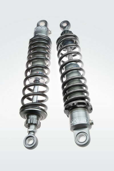 NITRON ナイトロン リアサスペンションツインショック TWIN R1シリーズ CT125 ハンターカブ HONDA ホンダ リアサスペンション サスペンション 足回り テーマカラー：ブラック / スプリングカラー：ブラック / ダンパーロッドコーティング(DLC)：なし