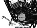 MOTORRAD BURCHARD モトラッド バーチャード Forward Controls Kit 32cm forward TUV VT 500 C HONDA ホンダ Surface：Black Dull / Footpeg and Lever Design：Sundance Look smooth Levers