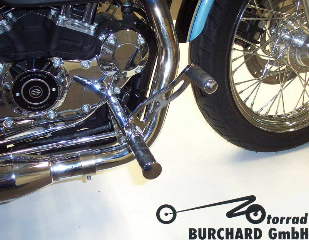 MOTORRAD BURCHARD モトラッド バーチャード Forward Controls Kit 28 cm forward TUV Footpeg and Lever Design：Ness Style Look smooth Levers / Surface：Chrome Sportster Sportster HARLEY-DAVIDSON ハーレーダビッドソン HARLEY-DAVIDSON ハーレーダビッドソン