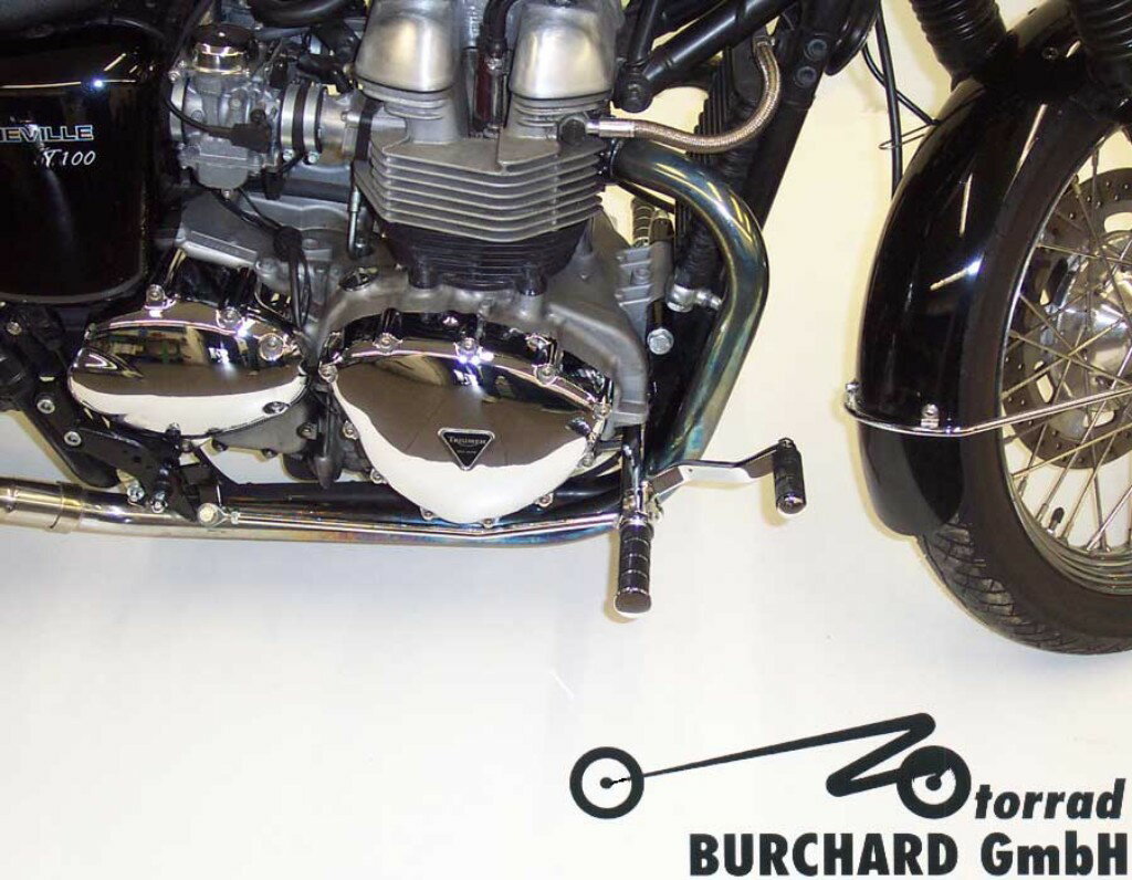 MOTORRAD BURCHARD モトラッド バーチャード Forward Controls Kit 44 cm forward ABE Bonneville TRIUMPH トライアンフ Footpeg and Lever Design：Sundance Look smooth Levers