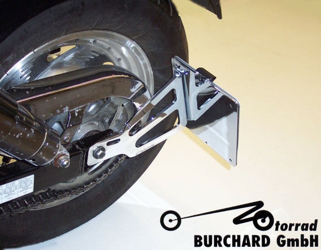 MOTORRAD BURCHARD モトラッド バーチャード サイドナンバーキット(TUV規格) VZ 800 Marauder SUZUKI スズキ Surface：Black Dull / License Plate Size：190mm×150mm Schweden