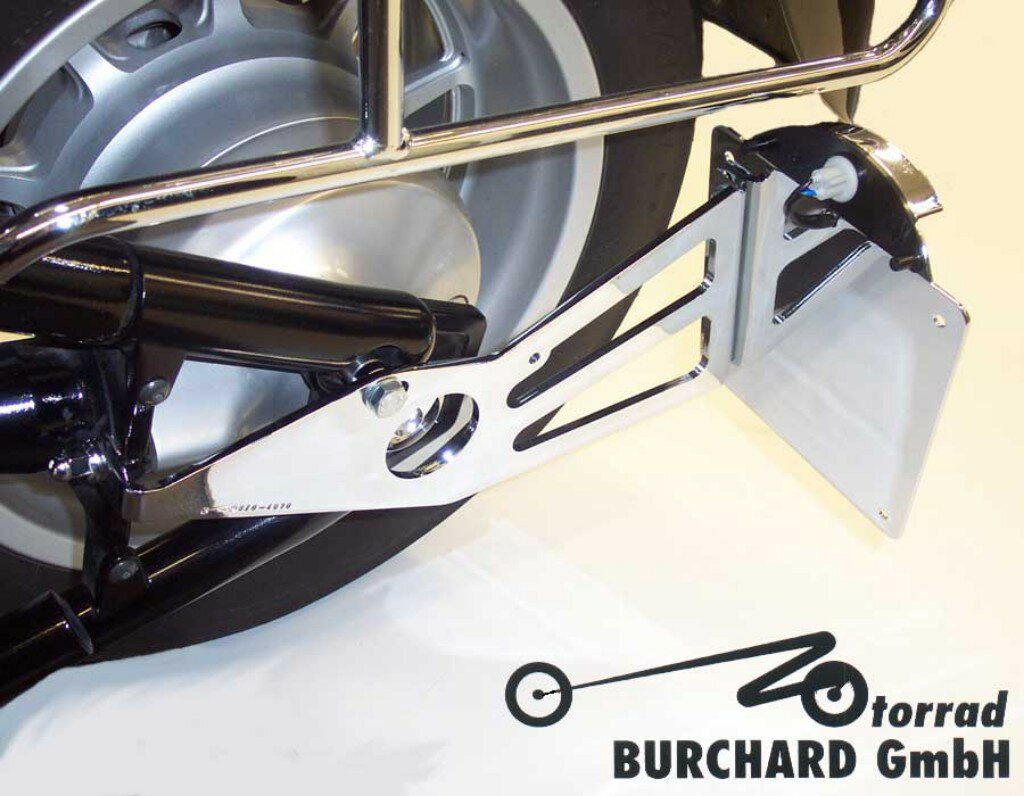MOTORRAD BURCHARD ȥå С㡼 ɥʥСå(TUV) C 1800 Intruder SUZUKI  SurfaceChrome / License Plate Size220mm160mm Spanien