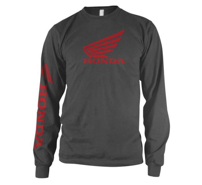 Honda Official Licensed Products ホンダオフィシャルプロダクト メンズ CORPORATE WING ロングスリーブTシャツ 【Men’s Corporate Wing Logo Long Sleeve Tee】 SIZE：S [547182]