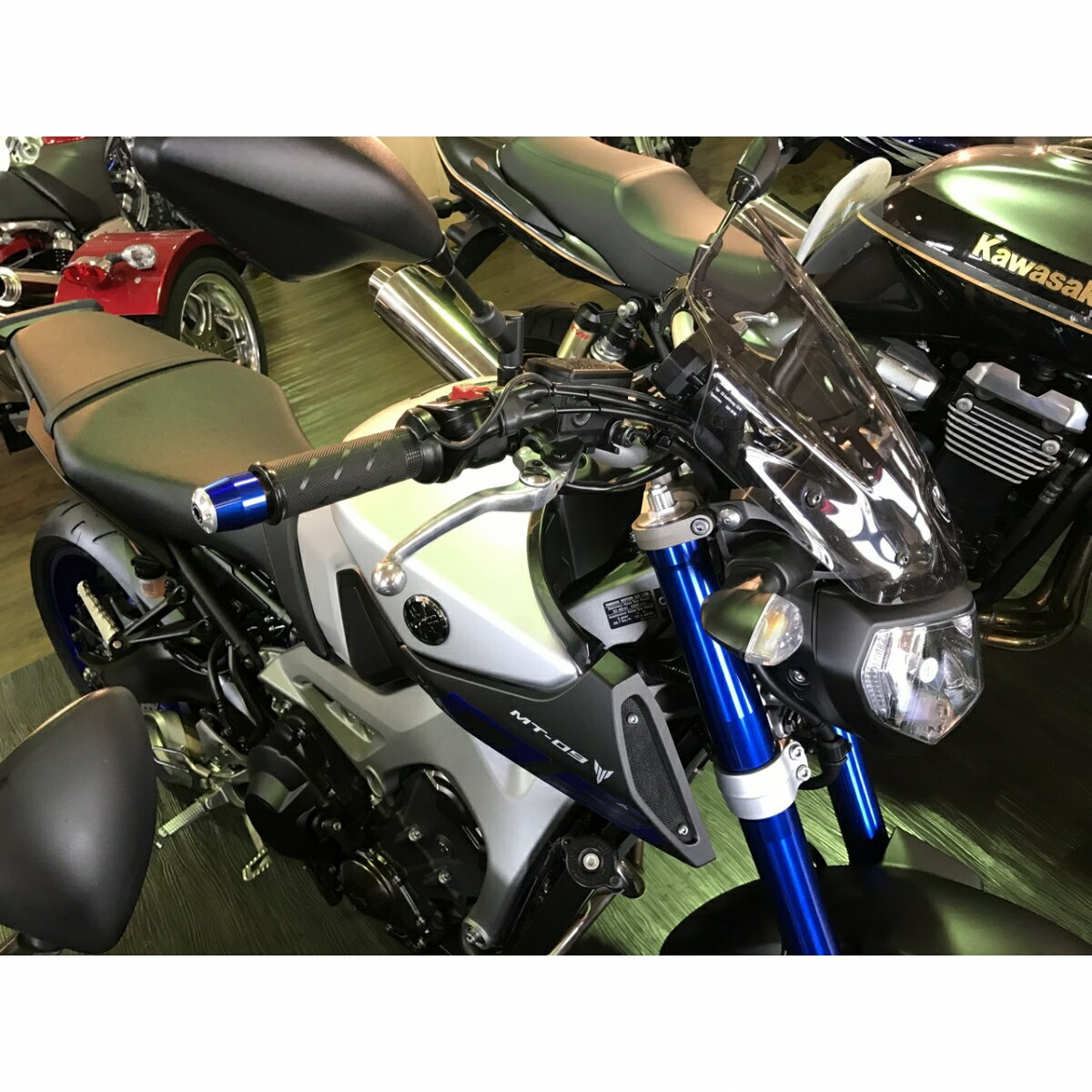 U-KANAYA ユーカナヤ アルミビレットハンドルバーエンド MT-09 MT-07 YAMAHA ヤマ...