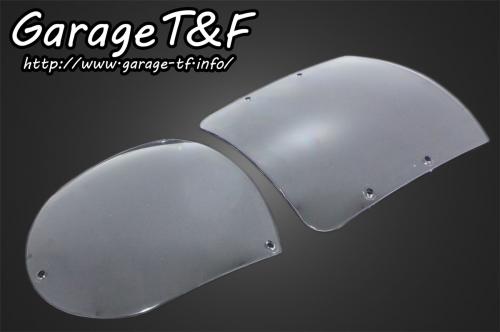 Garage T&F ガレージ フェアリングカウリング用スクリーンSET エンブレム 外装