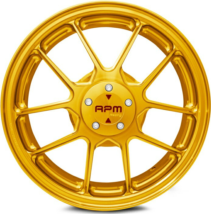 R.P.M アールピーエム 12インチ フロント鍛造ホイール ホイール ホイール関連 足回り カラー：カラット ゴールド イエロー