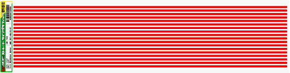 MDF エムディーエフ ストレートライングラフィック ステッカー・デカール 外装