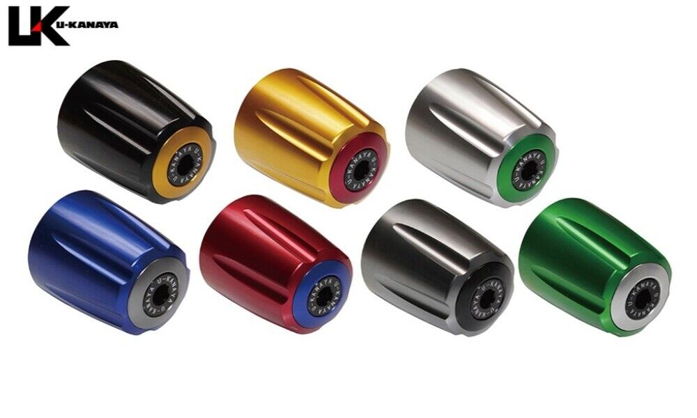 U-KANAYA ユーカナヤ アルミビレットハンドルバーエンド グルーヴタイプ CB1300スーパーツーリング CB1..