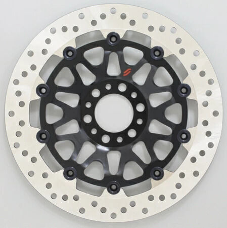 SUNSTAR サンスター PREMIUM RACING [プレミアムレーシング] フロントディスクローター GSX1000S 刀 GSX1100S GSX750S SUZUKI スズキ ブレーキディスクローター ブレーキ 左用 / インナータイプ：M / アウター：ホールタイプ / フローティングピンカラー：レッド