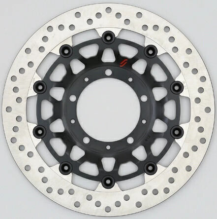 SUNSTAR サンスター PREMIUM RACING [プレミアムレーシング] フロントディスクローター CB1300 SUPER BOL D’OR FOUR HONDA ホンダ ブレーキディスクローター ブレーキ 左用 / アウター：ホールタイプ / フローティングピンカラー：ブルー