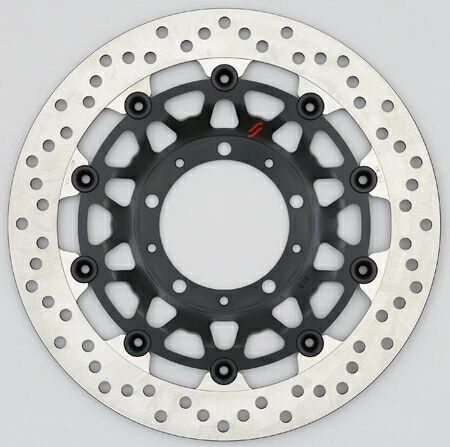 SUNSTAR サンスター PREMIUM RACING [プレミアムレーシング] フロントディスクローター CB1000R CB1300 SUPER BOL D’OR FOUR HONDA ホンダ ブレーキディスクローター ブレーキ 左用 / アウター：ホールタイプ / フローティングピンカラー：ブラック
