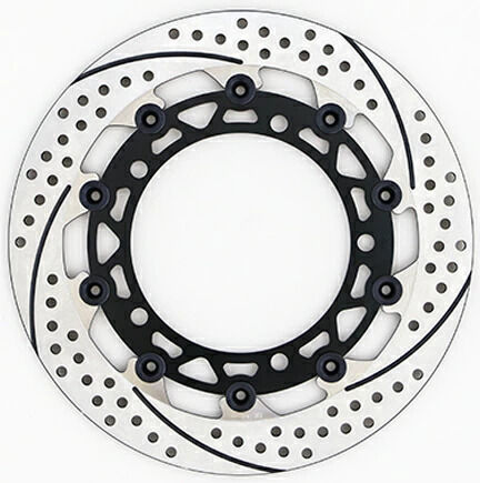 SUNSTAR サンスター PREMIUM RACING [プレミアムレーシング] フロントディスクローター Z900 Z900RS CAFE Z900RS KAWASAKI カワサキ 右用 / アウター：ホール＆スリットタイプ / フローティングタイプ：フルフローティング / フローティングピンカラー：ハードアルマイト