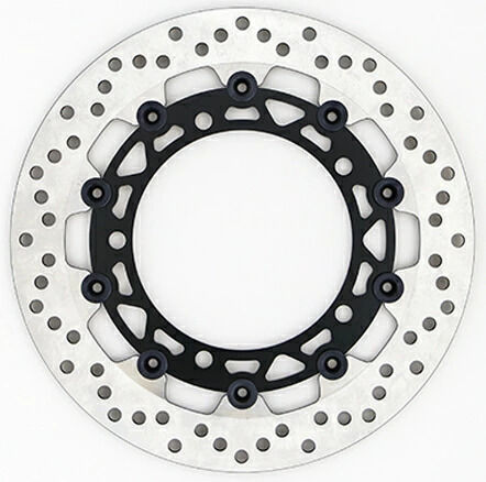 SUNSTAR サンスター PREMIUM RACING [プレミアムレーシング] フロントディスクローター Z900 Z900RS CAFE Z900RS KAWASAKI カワサキ 右用 / アウター：ホールタイプ / フローティングピンカラー：オレンジ / フローティングタイプ：フルフローティング