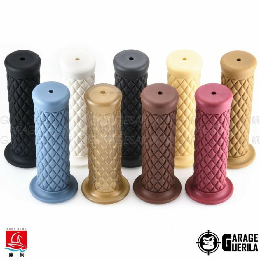 GarageSaiL ガレージセイル Diamond pattern rubber Grips グリップ ハンドル
