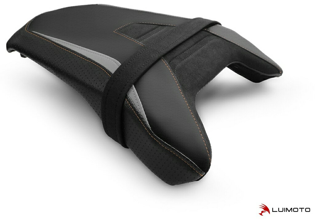 Seat Cover - LUIMOTO ルイモト リアシートカバー CB650R HONDA ホンダ シートカバー シート関連 外装 カラー／素材：スウェード ブラック／ビンテージ ブラック／PERF. ブラック／AL シルバー／ブロンズ ステッチ