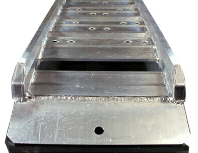 ROUGH＆ROAD ラフ＆ロード アルミラダーレール ベロ付ワイド トランポ用品